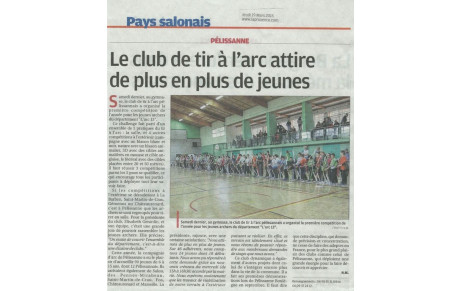 article de presse Arc 13 Pélissanne
